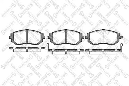 Комплект тормозных колодок STELLOX 962 002B-SX